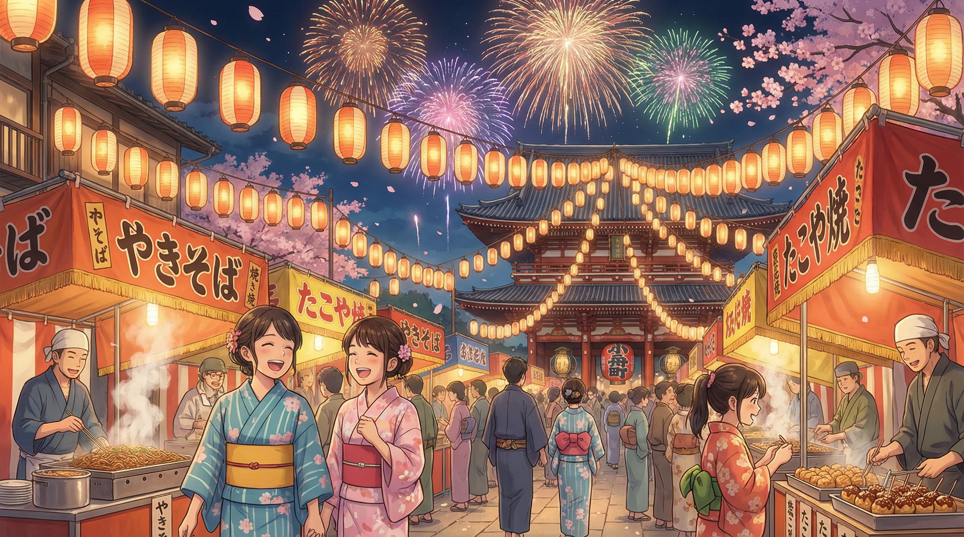 人兽动漫-夏日祭典夜话
